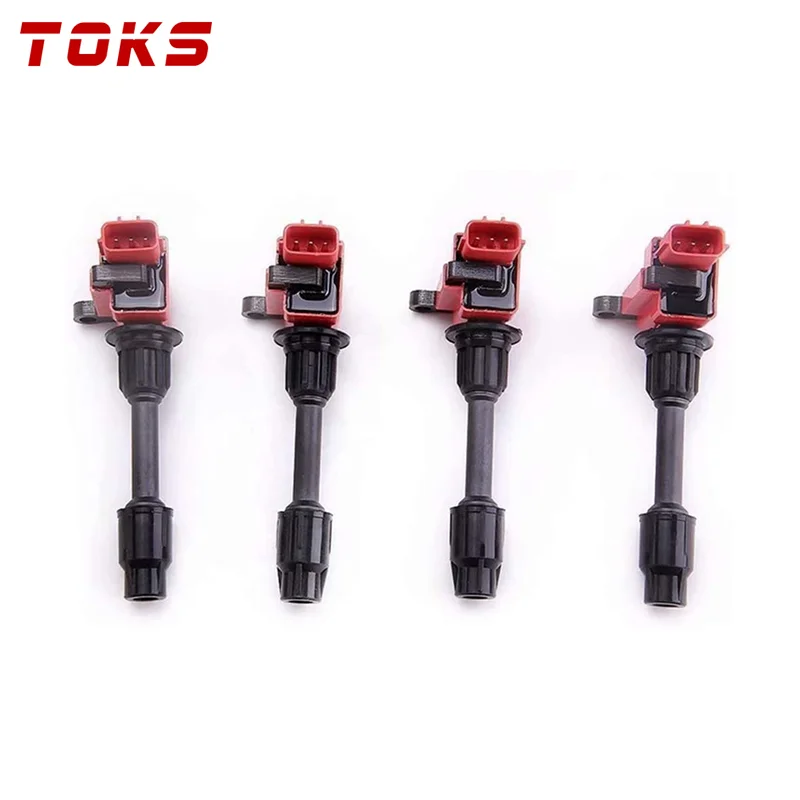 4pcs 22448-91F00 Ignition Coil Fit For Nissan Silvia 200SX S15 2.0L SR20DET Turbo X-Trail PNT30 S14/S14A 2244891F00 GT