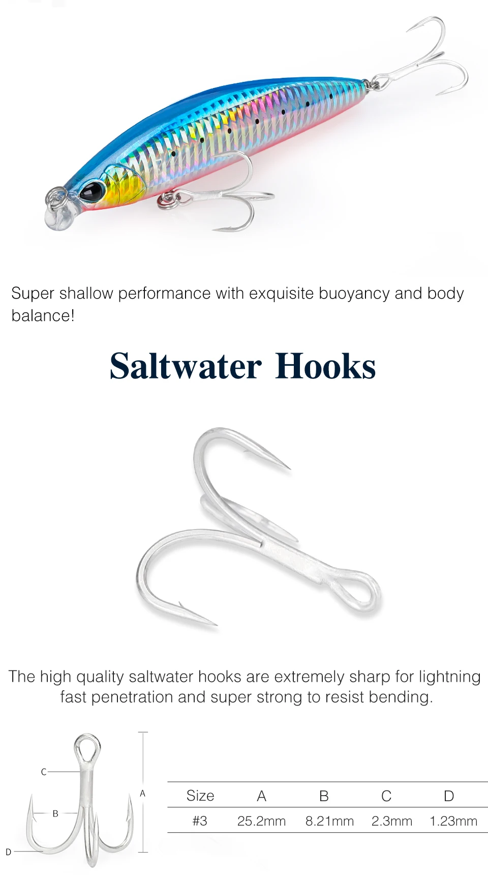 TSURINOYA Meeresfischköder 118F Shallow Range Floating Minnow 118 mm 19 g DW95 Long Casting Magnet Gravity System Harter Köder – Detail 11