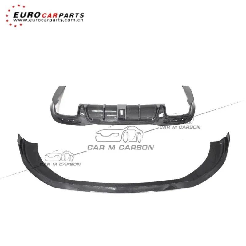 2018year Auto Parts Car S class W222 S63 Facelift carbon fiber front lip fog cover rear diffuser S Class W222 S320 S400 S500 S63