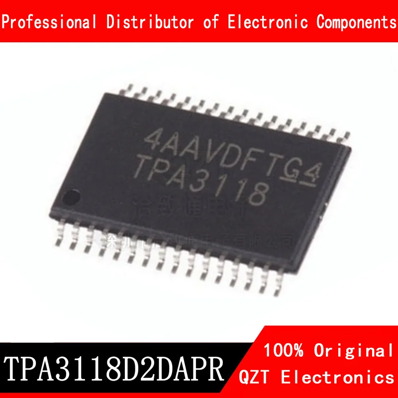 

5pcs/lot TPA3118 TPA3118D2DAPR HTSSOP-32 30W Stereo Amplifier Chip new original In Stock