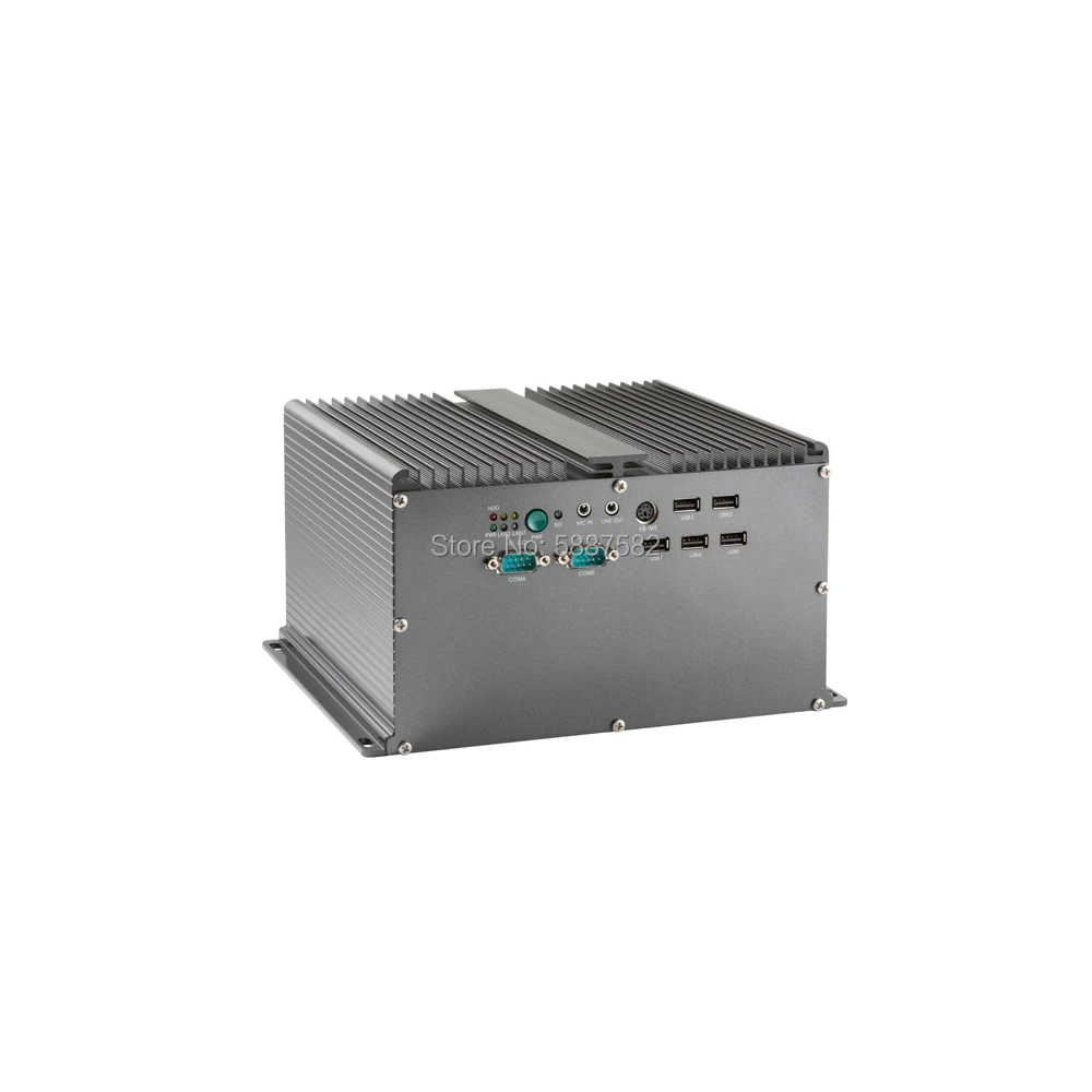 Rugged Industrial Embedded Box PC Intel Celeron 1037u Processor Dual Lan Mini ITX Fanless Computer Support 3*PCI 1*PCIE