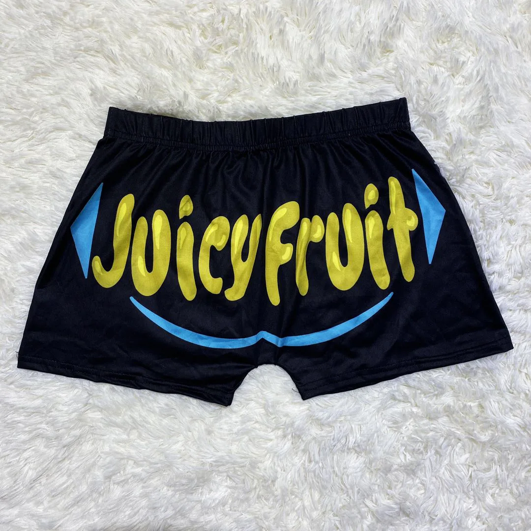 Sexy High Waisted Booty Shorts Women Plus Size Cycling Leggings Summer Fitness Clothing Female Juicy Fruit Shorts Wholesale