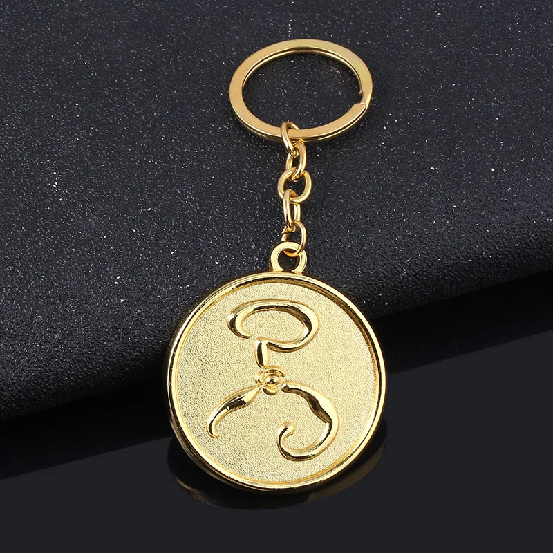 سلسلة مفاتيح necrبتصميم Cthulhu سلسلة مفاتيح على بوابة يوغ سوثث كبار السن سلسلة مفاتيح Rune للنساء والرجال مجوهرات كيرينغ #3