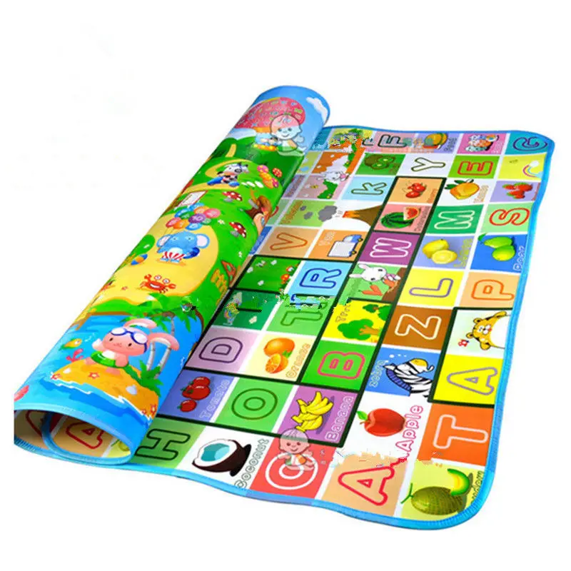 Toddler Kid Toy Baby Play Mats Infant Crawling Mats Lovely Letter Alphabet Animal Fruit Play Game Carpet Preschool Education Toy