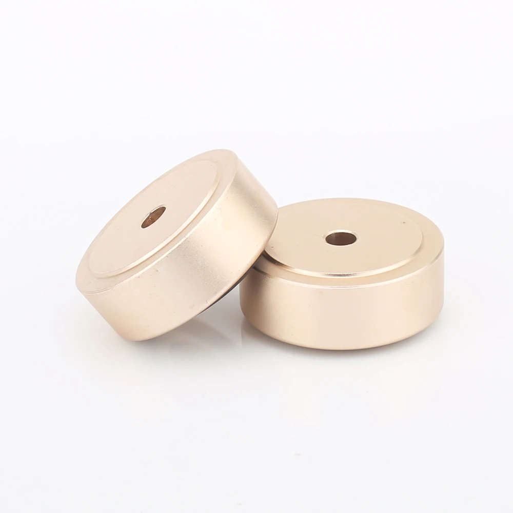 30mm*12mm Machined Full Aluminum Speaker AMP Isolation Foot Spike Floor Base Pad Stand Cone Damp For Hifi Audio CD Radio DAC 4PC