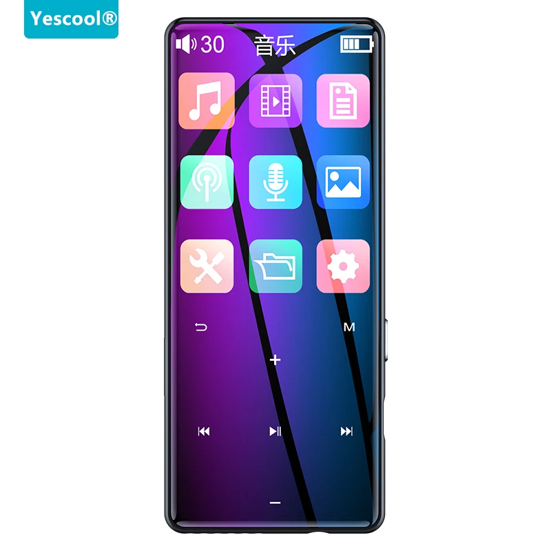 

Yescool X10 Metal Case Stereo MP3 Music Player FM Radio Voice Recorder Learning Sports Jogging Walkman Portable Video Play