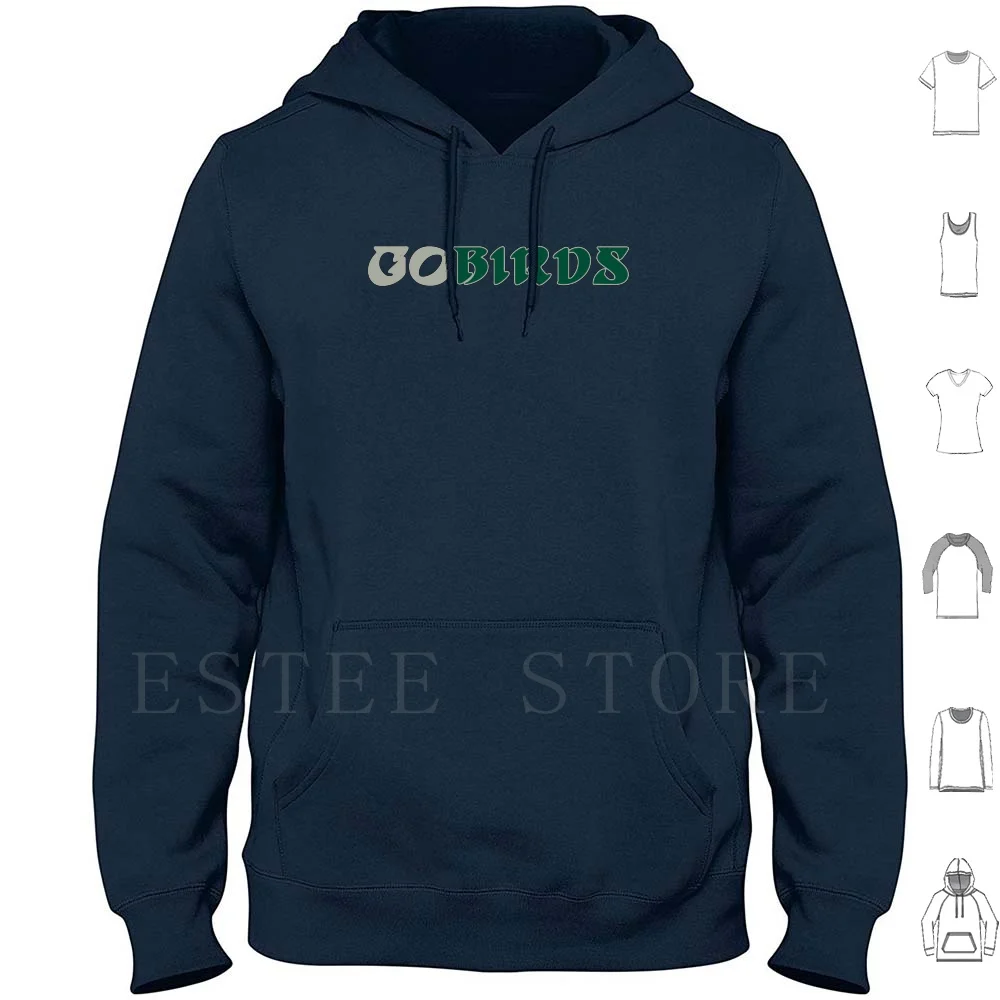 Sweat-shirt à capuche Go Birds Jawn And Delco Represent à manches longues Broad Street Fly Fly Gritty Go Birds Veterans Stadium