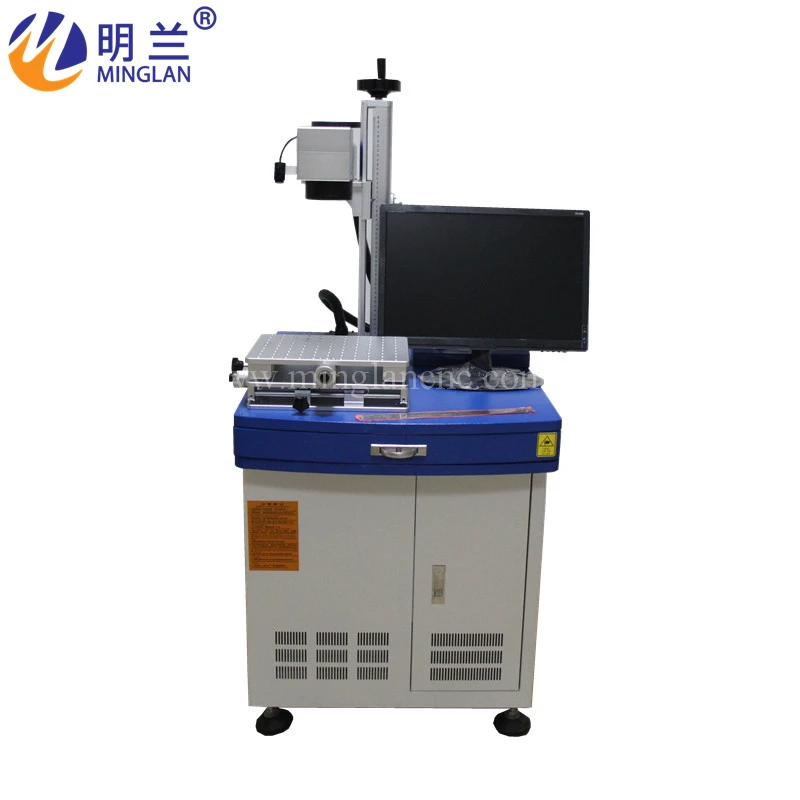 20W Desktop Mini Fiber Laser Marking Machine 20W Nameplate Marker