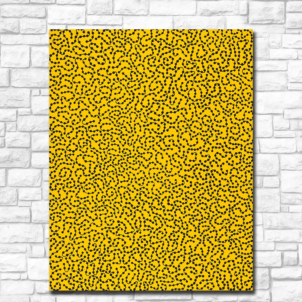 Print Oil Painting Wall Art Painting Yayoi Kusama Big River Home Decorative Wall Art Picture for Living Room Canvas Painting