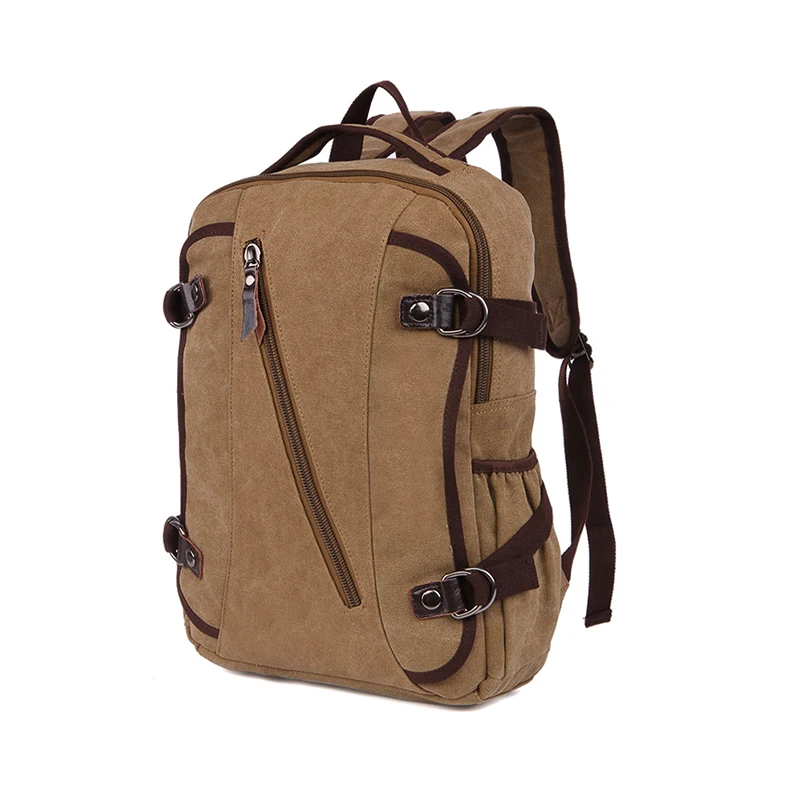 

Vintage Men Daily Canvas Backpacks Laptop Bag Backbags Mochilas Travel Shoulder Bag Unisex Classic Water Resistant Rucksacks