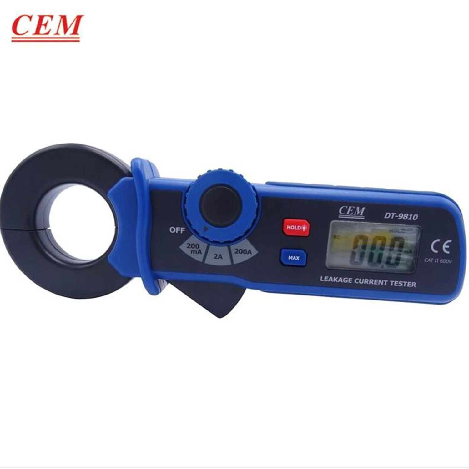 CEM DT-9810 AC Leakage Current Clamp Meter 0.1mA Resolution   Electric Detector Automatic Clamp Meter Digital Display,New.