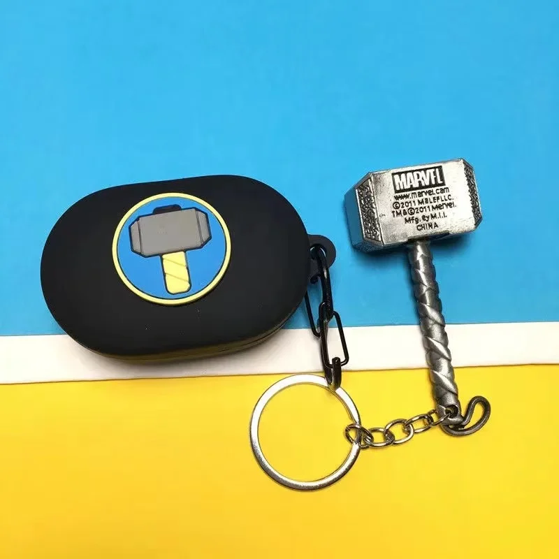 Custodia per auricolari in Silicone Disney con portachiavi per Xiao Redmi Airdots 3 custodia per cuffie Bluetooth senza fili per cartoni animati