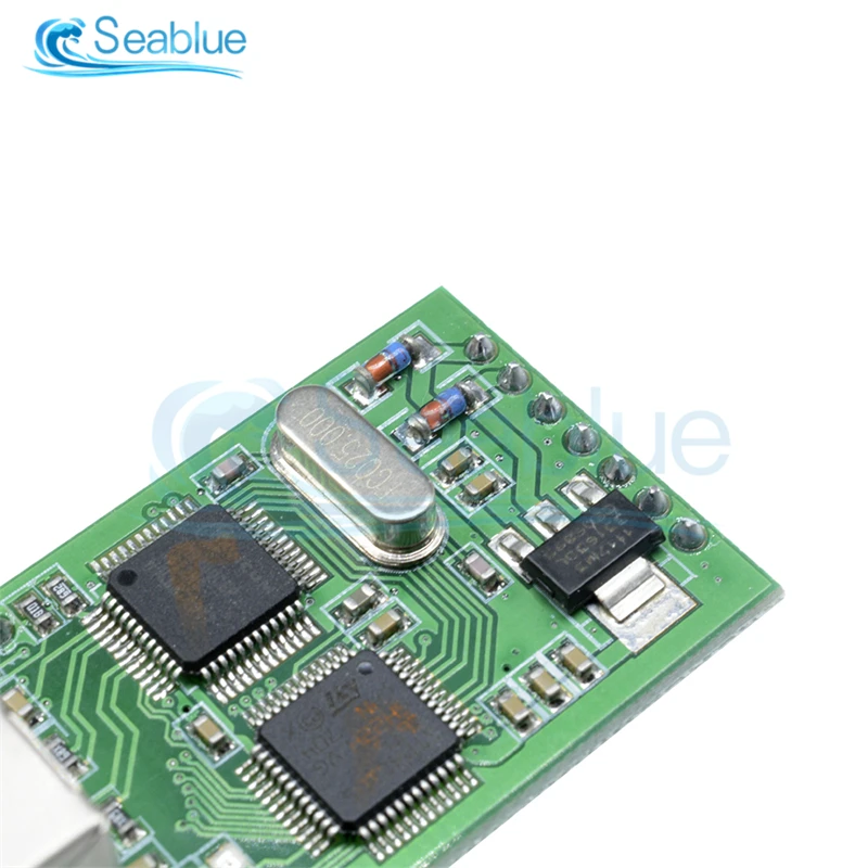 Imagem -04 - Ethernet Ttl Rs232 Série Ttl para Tcp ip Rj45 Conversor Módulo de Transmissão 3.3v ou 5v Suporte Automático Mdi Mdix Pcs