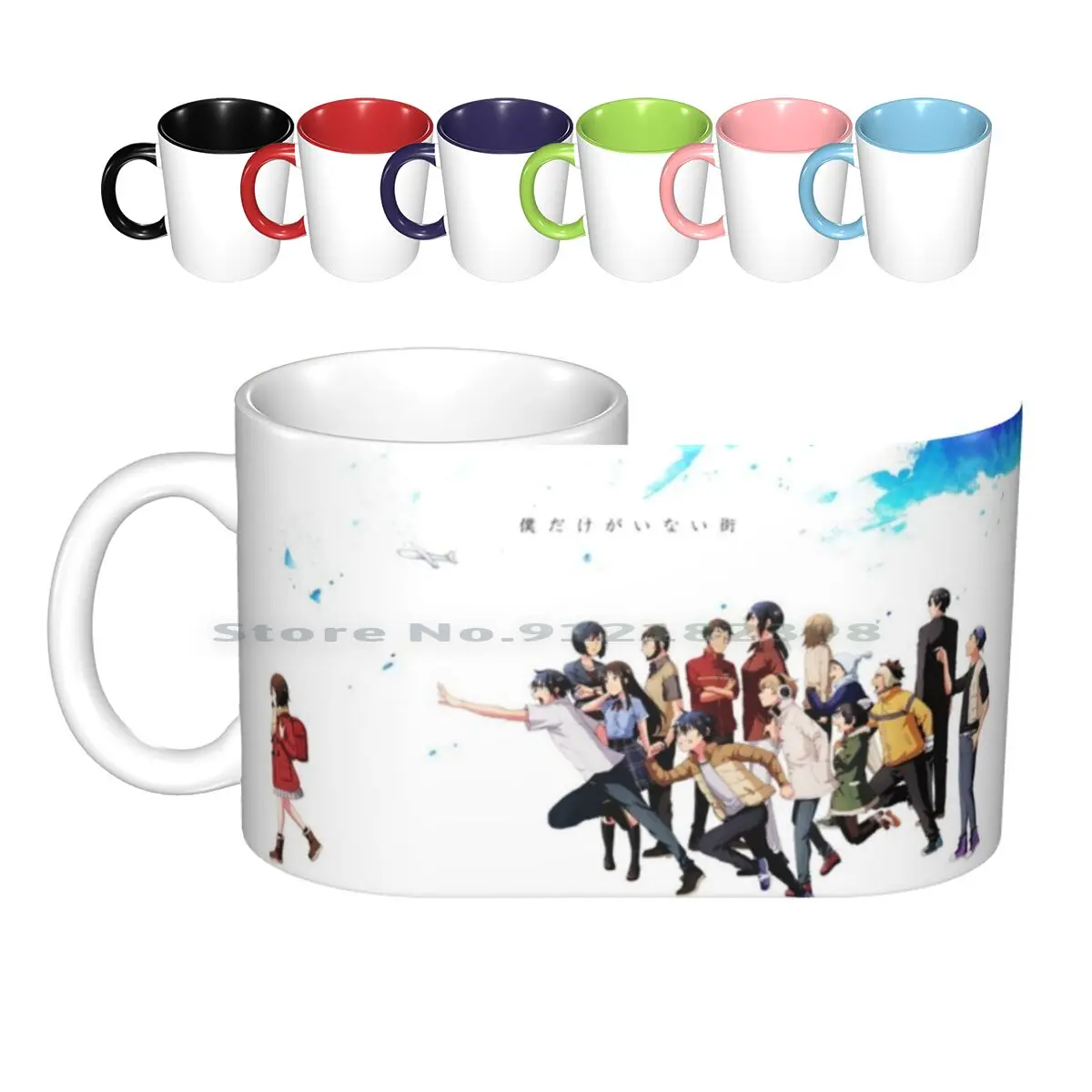 From The Show Erased ( Netflix ) Ceramic Mugs Coffee Cups Milk Tea Mug Netflix Erased Anime Show Creative Trending Vintage Gift