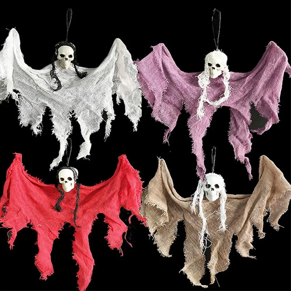 New Arrival 30cm Halloween Hanging Ghost Huanted House Decoration Grim Reaper Horro Props Home Door Bar Halloween Decorations