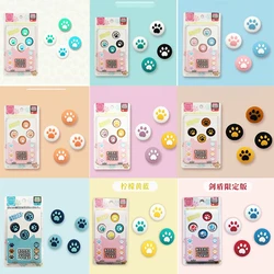 Cat paw thumb grips case for nintendo switch cap controller joystick cover for nintendo switch lite joycon buttons accessories