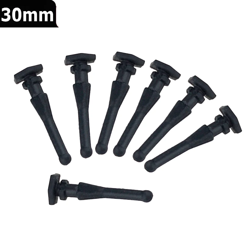 500 Pcs 45mm 65mm Computer Components PC Case Fan Screw Pin Rivet Rubber Anti Vibration Rubber Mounts Silicone Screws