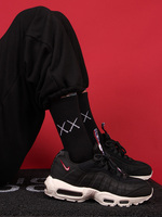 Four Seasons Simple European and America Street Hiphop Skateboard Men's SOCK Tide ins VIVI Cartoon Pure color Women Socks
