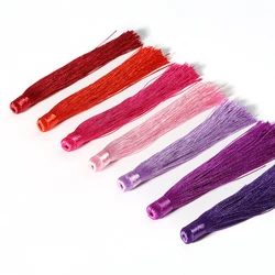 1pcs 12cm Multicolor Cotton Silk Tassel Mixed Tassel Hanging For DIY Crafts Curtain Tassels Decoration Jewelry Accessories