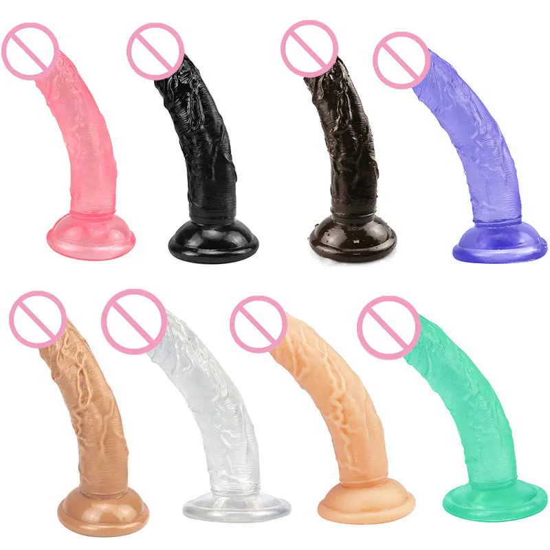 Realistic Dildo Strap-on Penis With Suction Cup Vaginal G-spot Lesbian Adult Erotic Sex Toys Anal Plug Dildos Female Masturbator