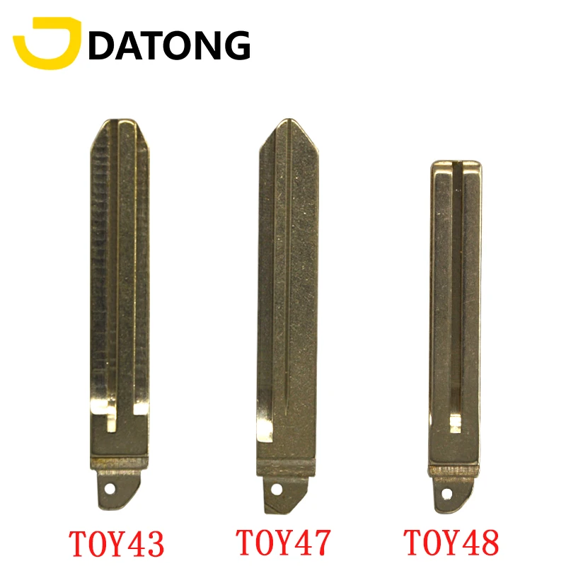 

Datong World Car Remote Key Flip Blade For Toyota Corolla Camry Crown RAV4 Prado Avalon Lexus TOY43 TOY47 TOY48 Uncut Metal Key