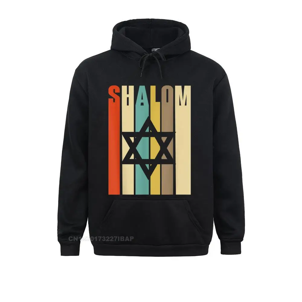 Retro Shalom Jewish Hoodie With Star Of David Customized Ostern Day Women\'s Hoodies Casual Sportswears High Quality Sweatshirts