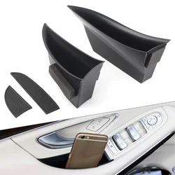 2PCS 자동차 앞문 스토리지 박스 주최자 컨테이너 홀더 메르세데스 벤츠 S 클래스 W222 320 400 500 2014 2015 2016 2017 LHD