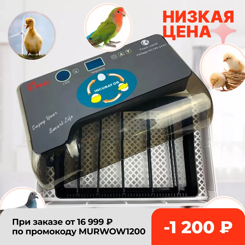 Best Farm Temperature Humidity  ControlEgg Incubator Automatic 4-35 egg Hatchery Machine Newest  Chicken Duck Quail Bird Brooder