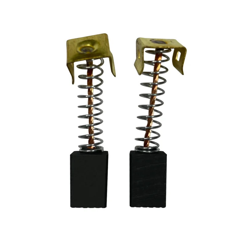 10Pcs Carbon Brushes Graphite Copper Motor Set 6.3*7.8*12mm