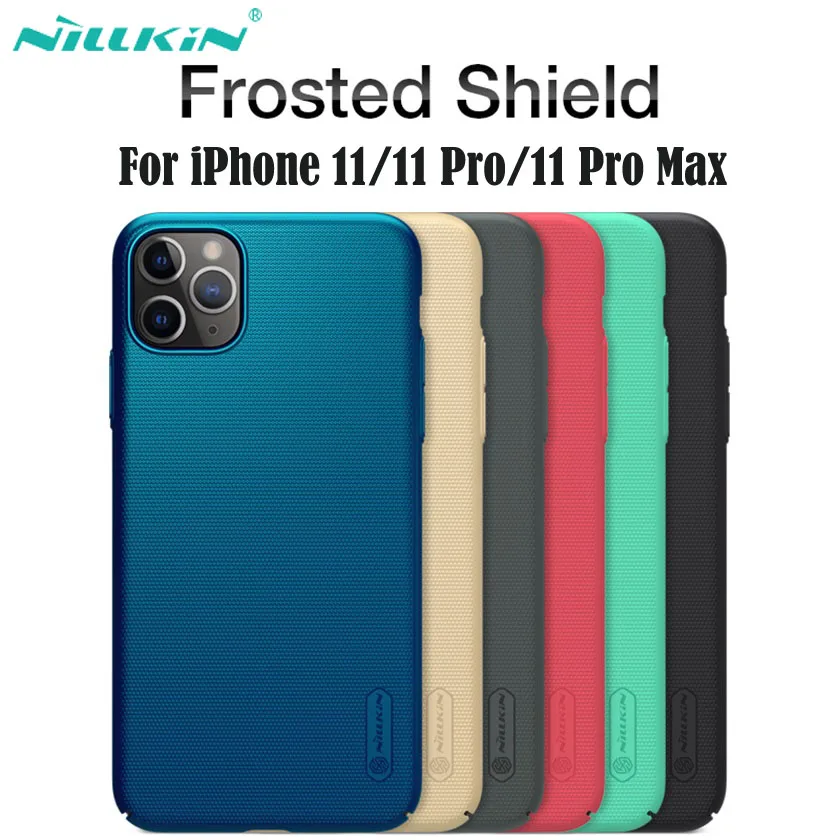 

For iPhone 11 Pro Max Case Nillkin Cover For iPhone 11 Super Frosted Shield Hard PC protector Back Cover For iPhone11 Pro Case