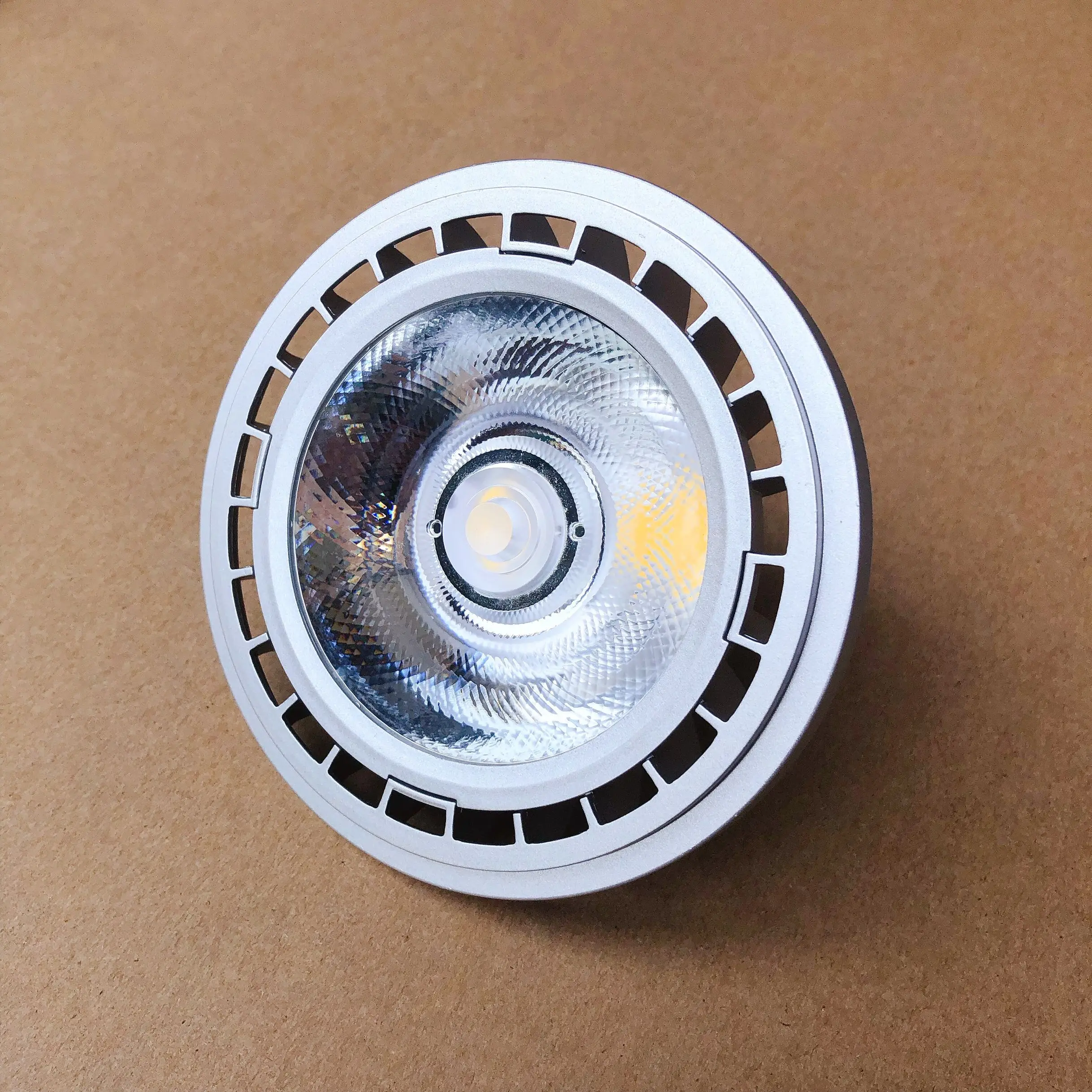 

Black White Grey Body AR111 LED Spotlight 15W Dimmable 110V 220V DC12V LED Downlights Ceiling Lamps Indoor Lighting G53 GU10 15W