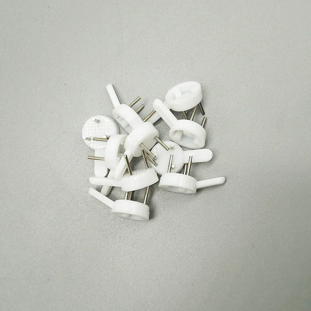 10/20/30Pcs Picture Hangers White Plastic Invisible Nail Screw Photo Frame Wall Hooks Multi-Function No-Trace Seamless Nail Hook