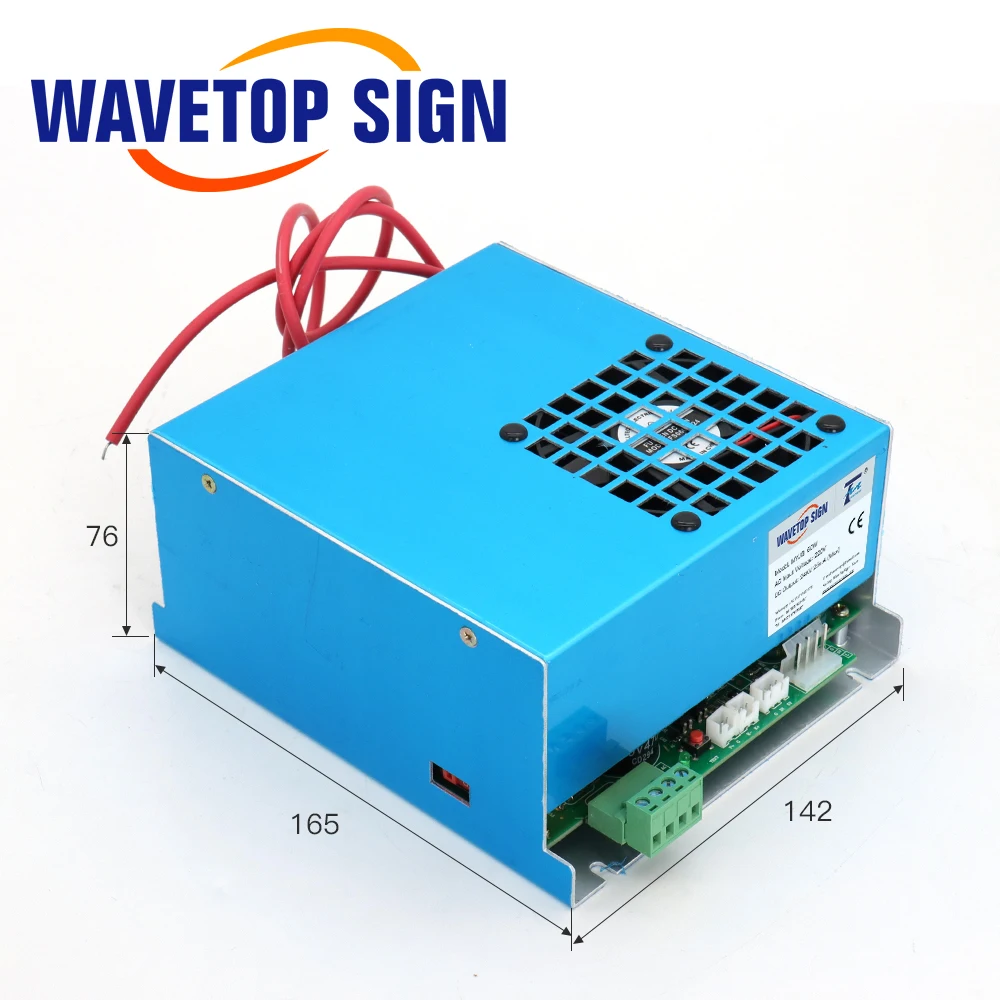 Wavtopsign-fuente de alimentación láser para máquina de grabado y corte, 40W, NW, Co2, MYJG, 40W, 110V/220V