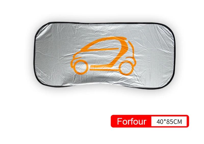 LHMM Parasole Parabrezza per Auto, per Smart 451 453 Fortwo Forfour Blocks Protezione Parasole Pieghevole per Raggi UV, Mantieni Il Tuo Veicolo più Fresco,s,Normal-S