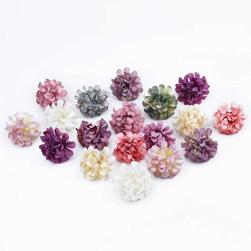 20 Stück Dekorative Blumen Hochzeit Heimdekoration Zubehör Weihnachtskranz Günstige Seiden-Pfingstrosen-Staubgefäße Künstliche Blumen – Detail 6