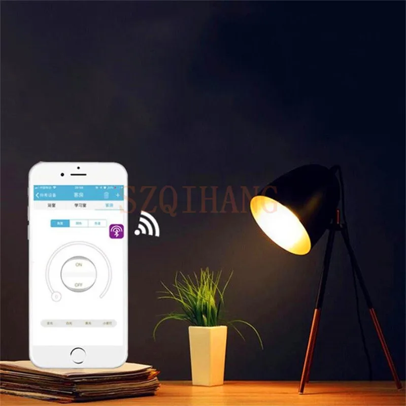 Dimbare 9W E27 Led Slimme Lamp Led Lamp Ir Afstandsbediening/App Bedienen Dimbare Kleur-Verstelbare smart Lamp Nachtlampje.