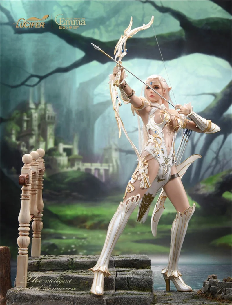 LUCIFER LXF1904A 1/6th Scale Elf Emma Armor Ver. Myth Flexible Elf Queen Wrapped Armor Edition Figure Full Set Best Sell