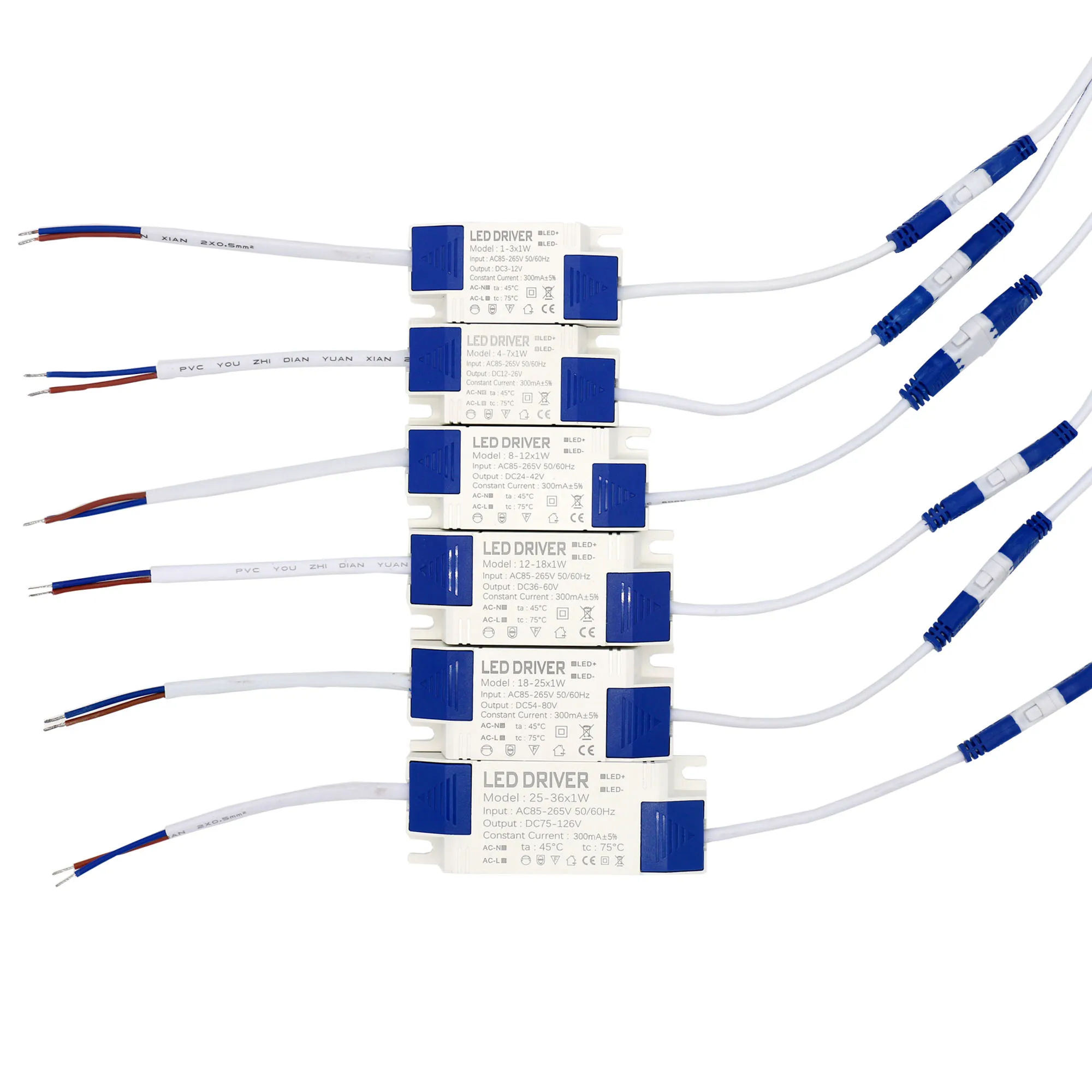 transformadores de iluminacao led driver de fonte de alimentacao 1w 3w 4w 7w 8w 12w 18w 25w 36w 300ma para luz de painel diy 01