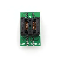 SSOP28 to DIP28 OTS-34(28)-0.65 Pitch 0.65mm IC Programmer Adapter Test Socket