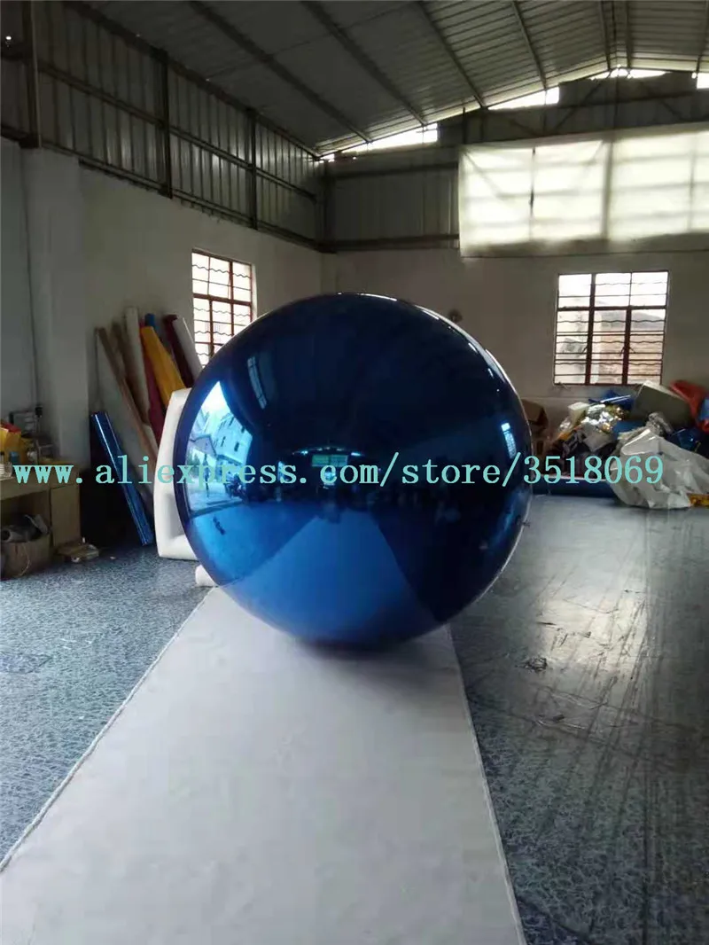 PVC party decoration giant hanging inflatable mirror ball