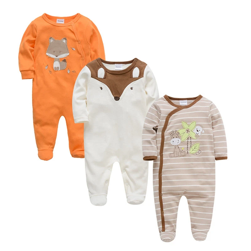 2019 Baby Girl Autumn Footies Newborn Clothes Baby Girl Ropa Bebe Recien Nacido Baby Girl Footies Long Sleeve Boy Footed Pajama