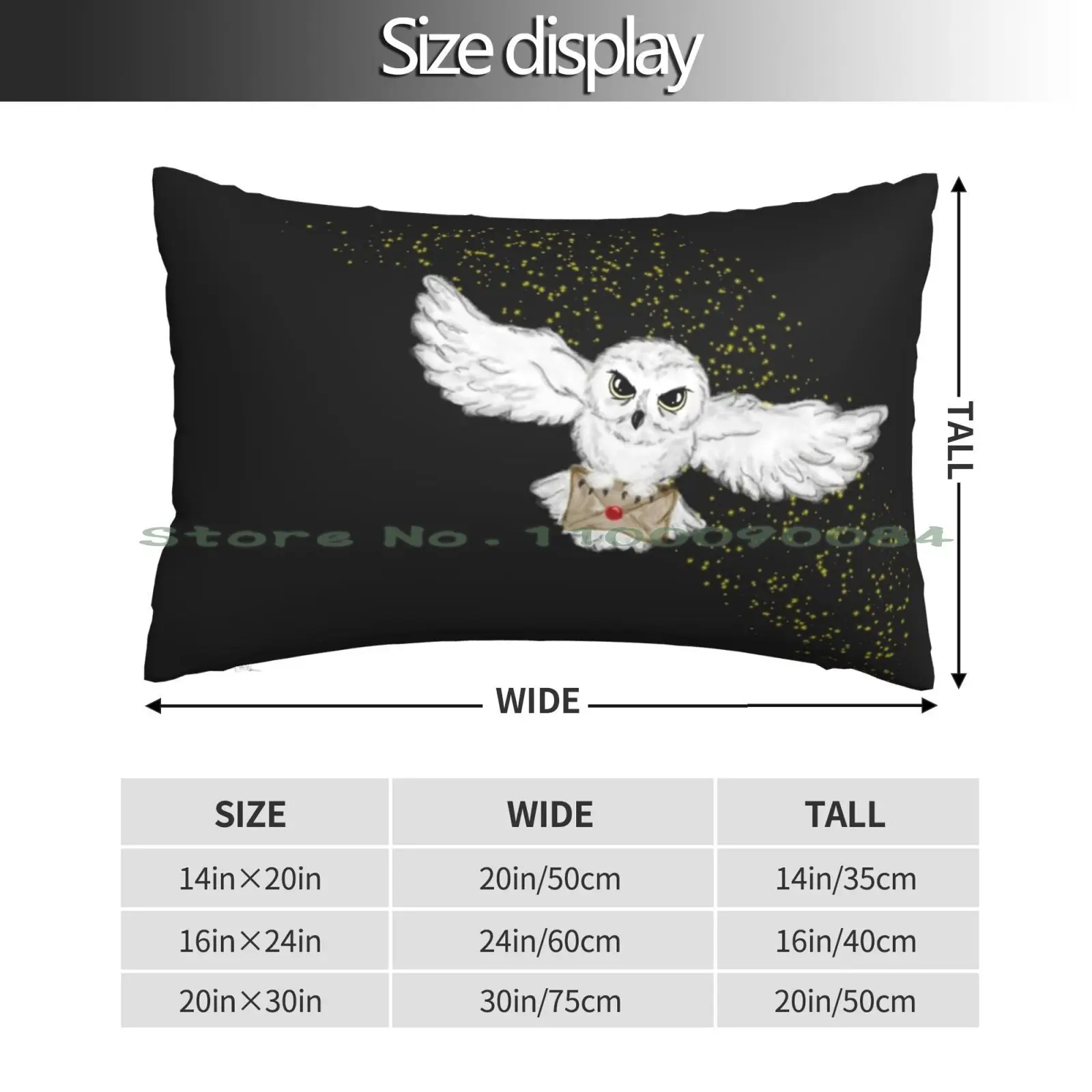 Owl Flight Face Mask Pillow Case 20x30 50*75 Sofa Bedroom Asidetweets Aside Tweets Bird Assortment Bird Pattern Illustration