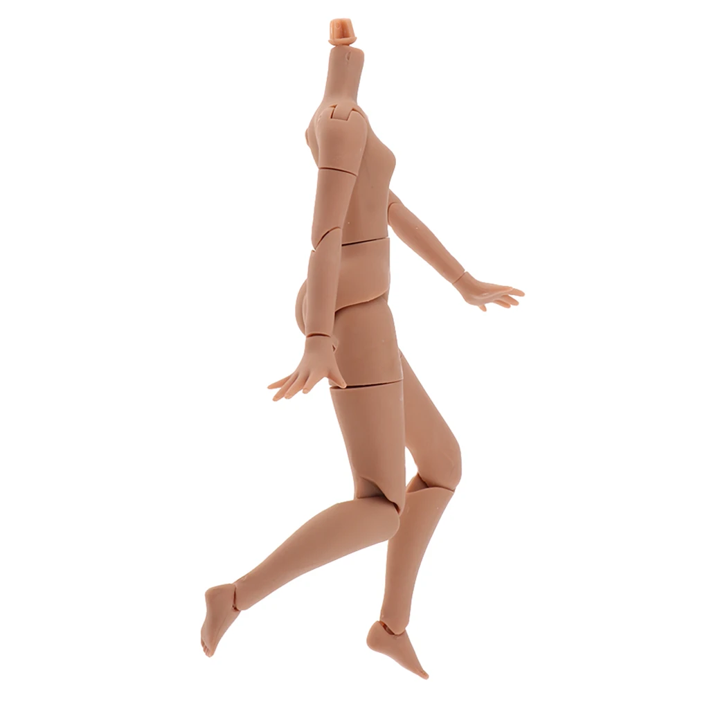 19-Jointed  Body Parts for 1/6 Neo Blythe Doll Custom Use Black Skin