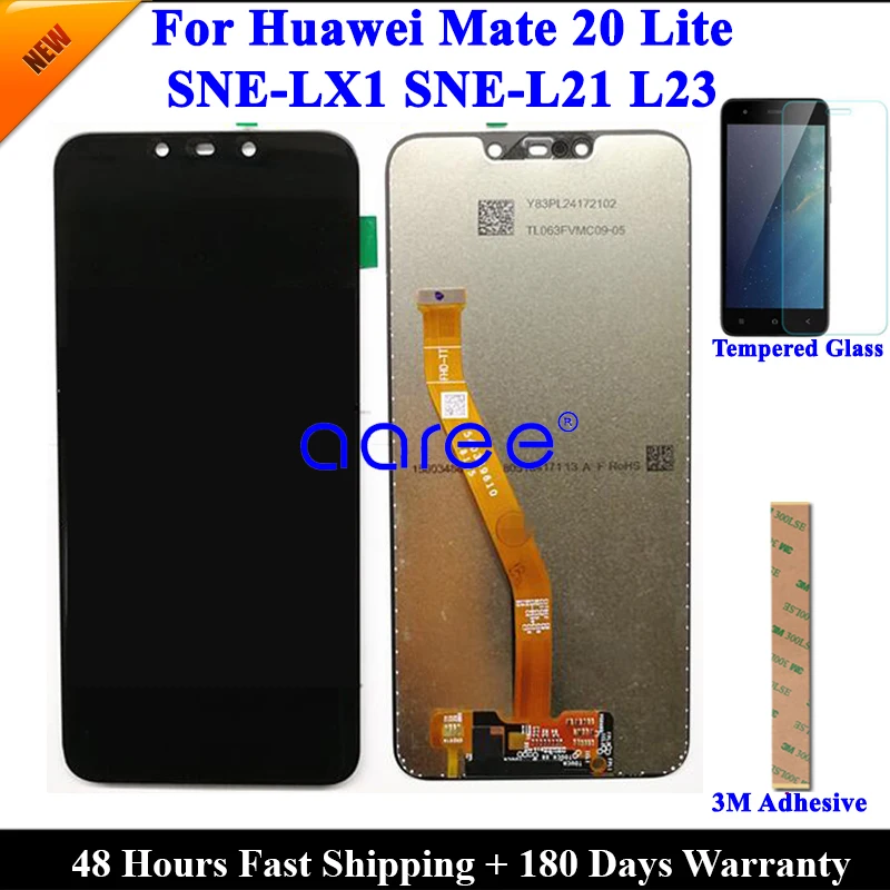 Tested LCD Display For Huawei Mate 20 lite  LCD For Huawei mate 20 lite Display LCD Screen Touch Digitizer Assembly