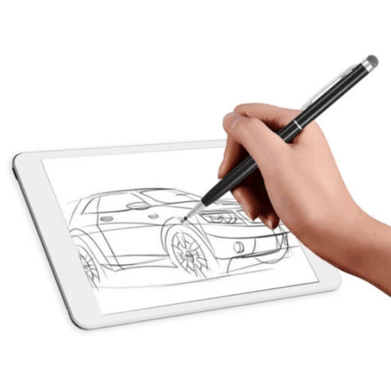 범용 스타일러스 정밀 둥근 얇은 팁 스타일러스 터치 스크린 펜 용량 성 터치 스크린 휴대 전화 태블릿 Q5WA