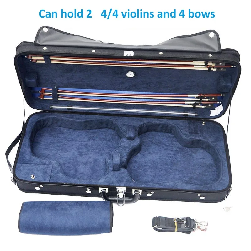 4/4 Violin Case Viola Case Mixed Wood Hard Box Adjustable Square Box Violin Square Case