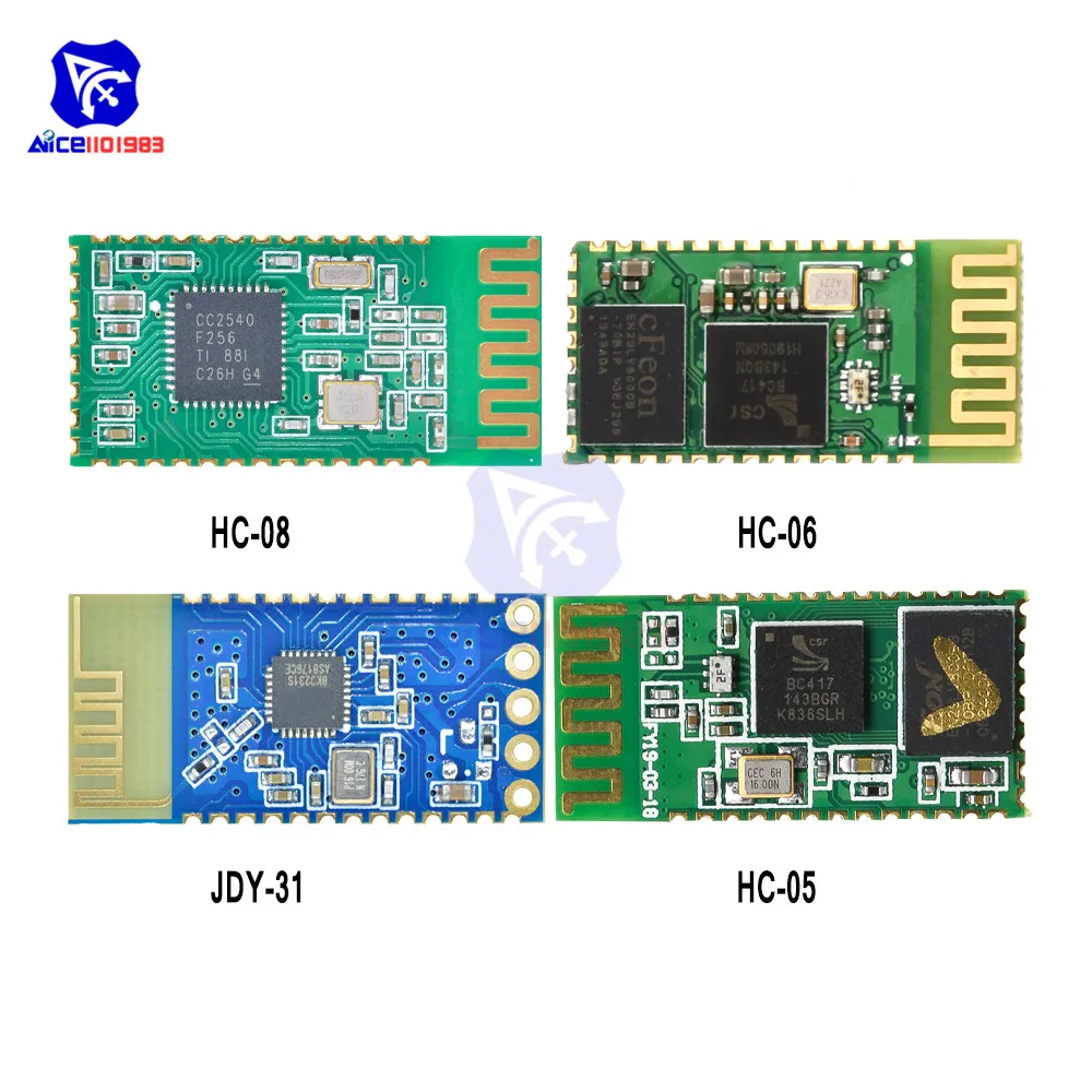 diymore Bluetooth Wireless RF Transceiver Module Serial RS232 TTL to UART HC-05/HC-06/HC-08/JDY-31 CC2540 CC2541 for Arduino