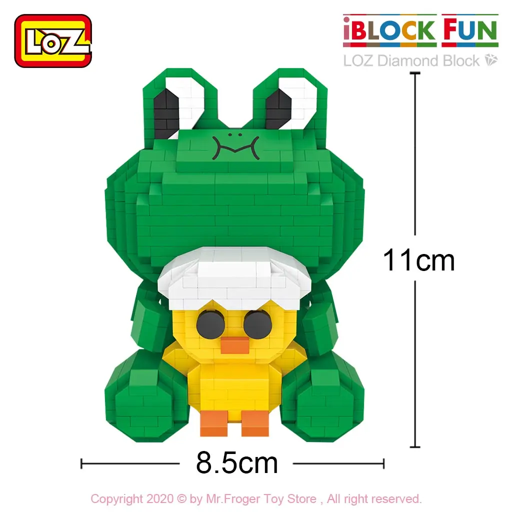 LOZ Diamond Blocks Cartoon Block Pink rabbit frog crocodile Series Buildings Toys for Children Girl Gift Fun DIY Boy