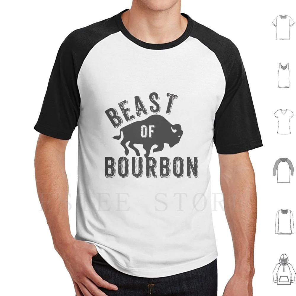 Beast Of Bourbon T Shirt Print Cotton Beast Bourbon Beast Of Bourbon Food Wine Drink Coffee Bbq Champagne Eat Donut Brunch