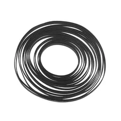 2023 New 5mm Wide Turntable Rubber Belt Flat Drive Belt for Vinyl Record Player Turntable